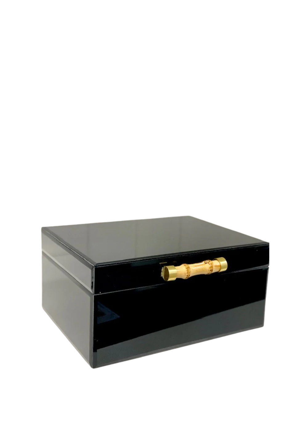 black glass jewel box