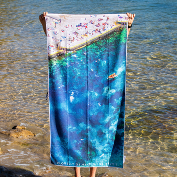 cloey summer sand free towel