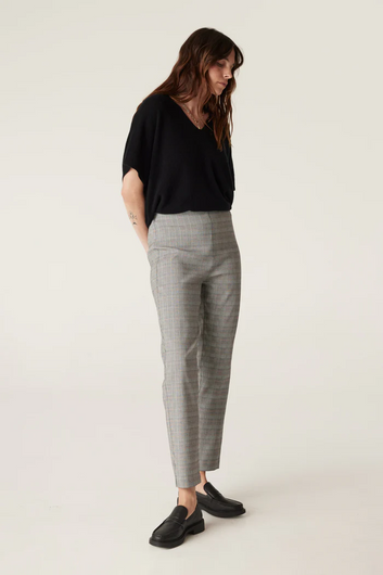 bell check pant - natural check