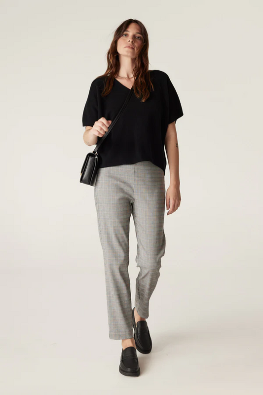 bell check pant - natural check