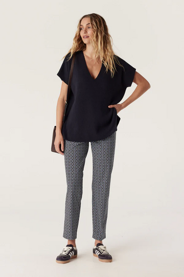 bell geo pant - navy print