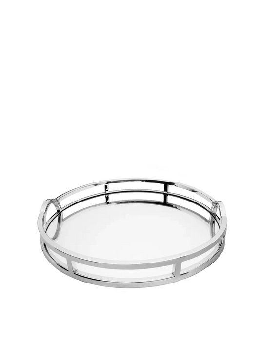 mirror tray round 38cm