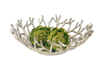 coral design fruit bowl 42cm