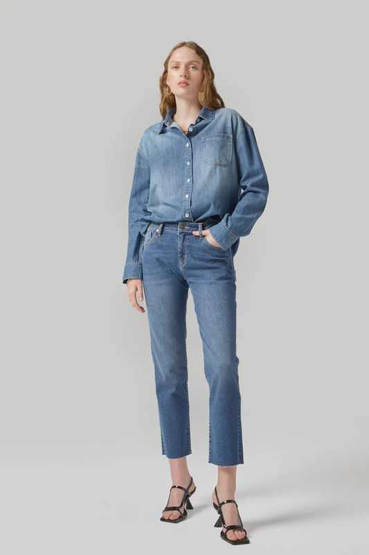 perla crop mid rise