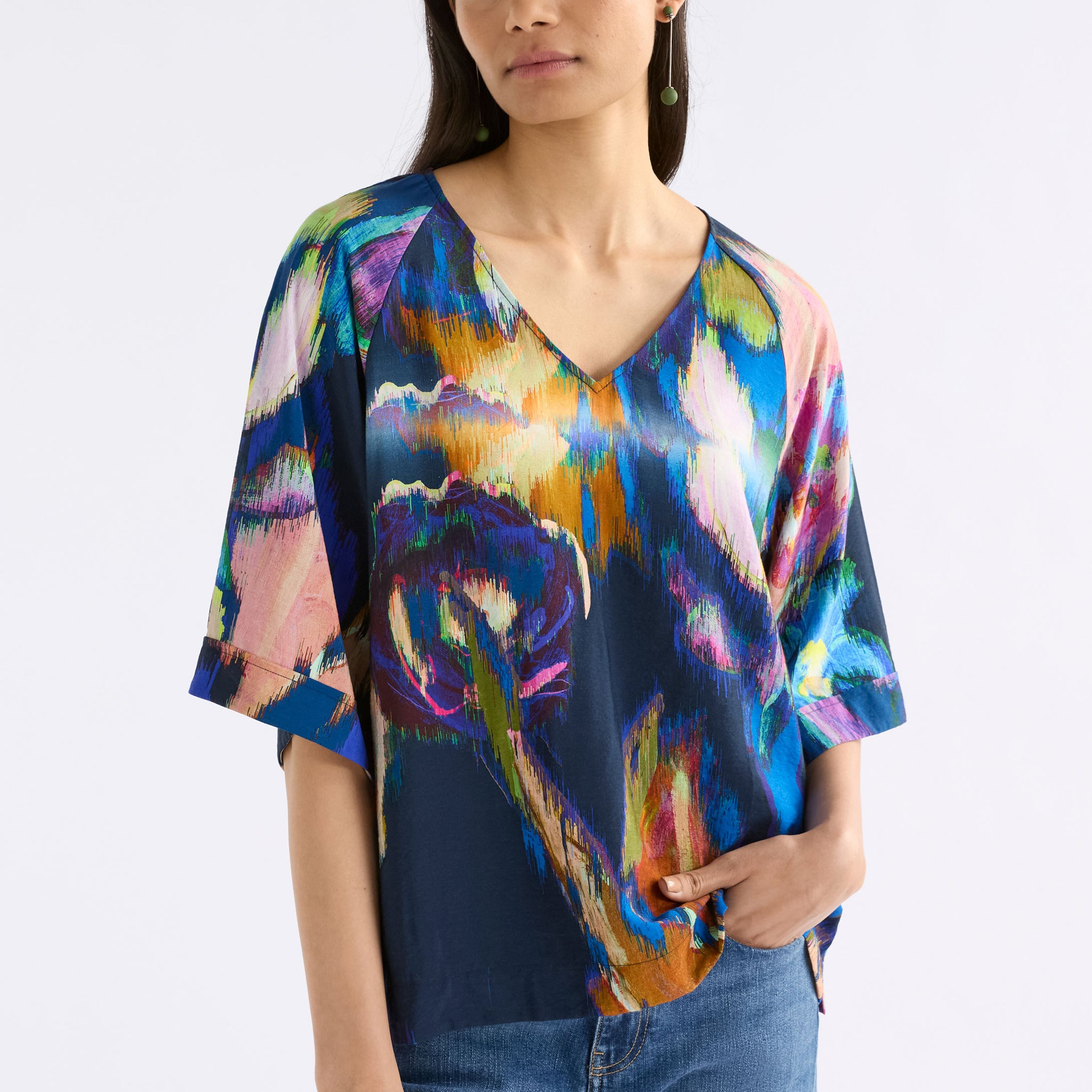 moda v neck top