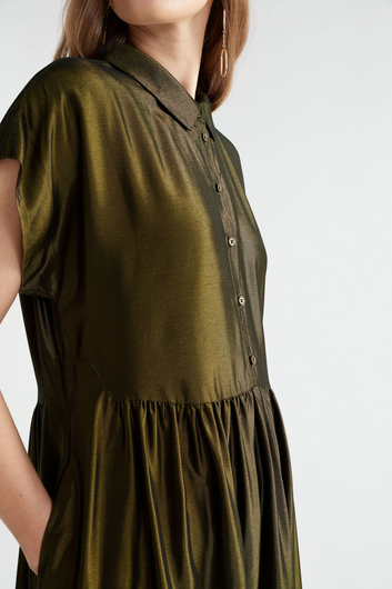 medjal dress - gold/black