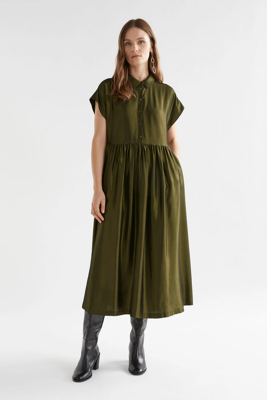 medjal dress - gold/black