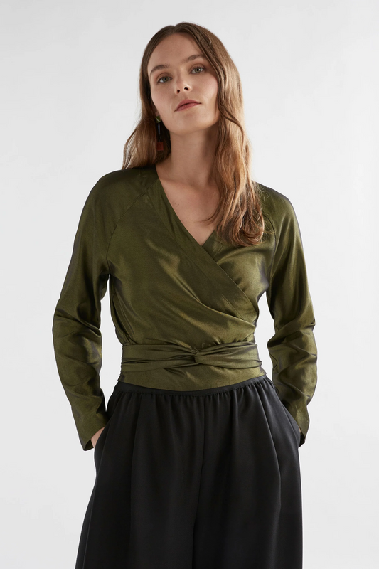 medjal top - gold/black