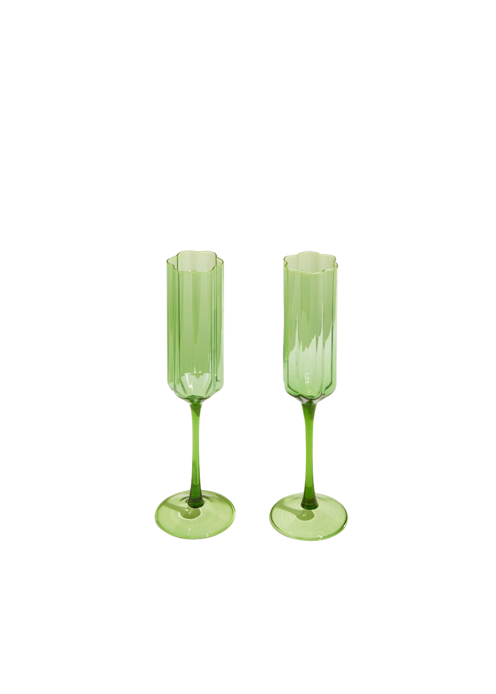 wave flute set - green