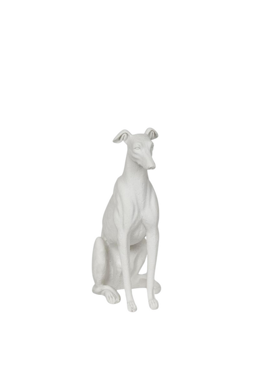 finn dog sculpture - white