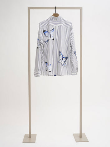 herzens blouse - marino multi 6073