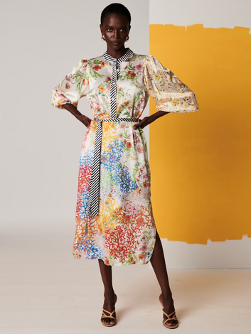 curry multi dress