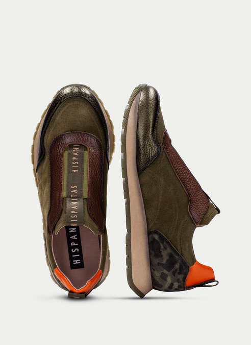 hispanitas - kansas sneaker - army - Haus of Alma