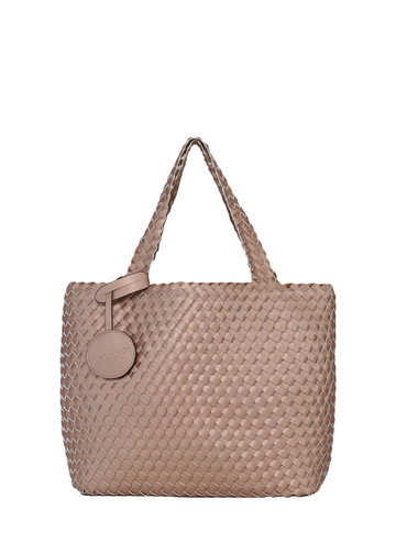 reversible braided tote bag