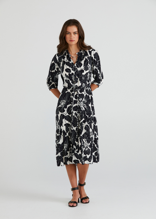 plaza dress - plaza print