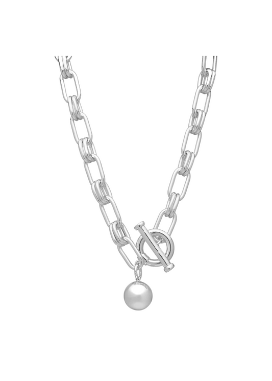 pia silver necklace