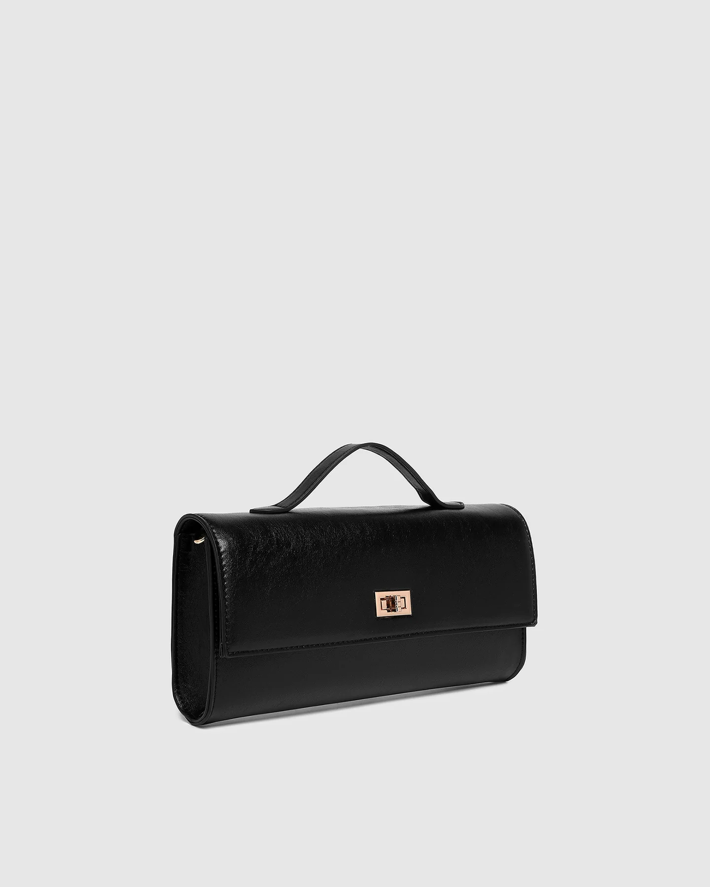 louenhide - delaney clutch - black - Haus of Alma