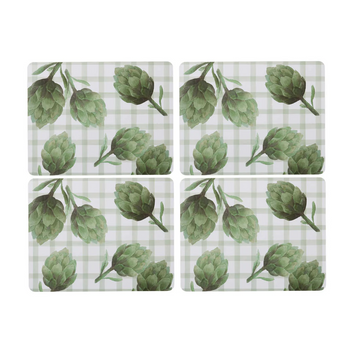artichoke rectangle hard placemat