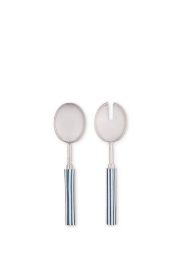 clyde stripe salad servers