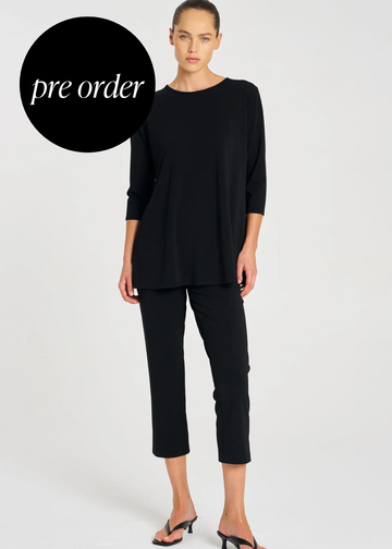 ankle pant powder knit