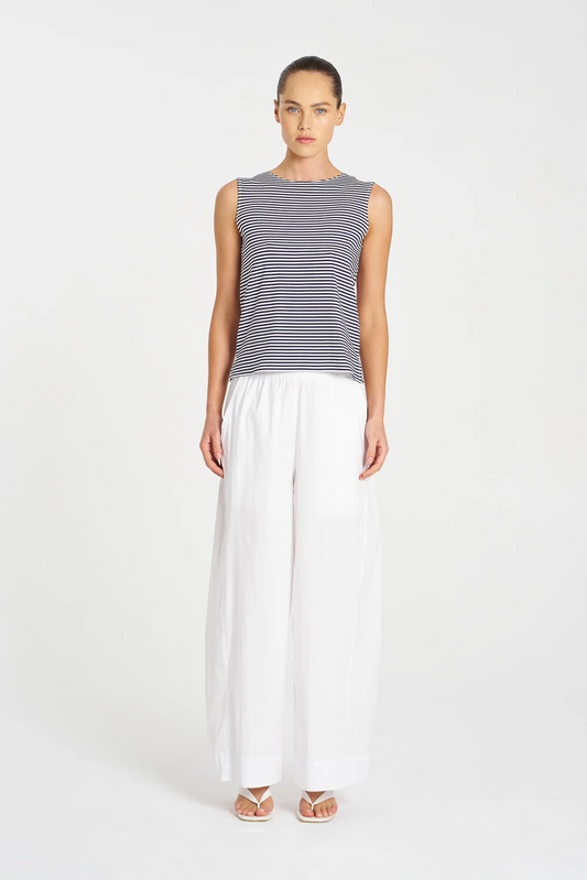 palazzo shell stripe jersey