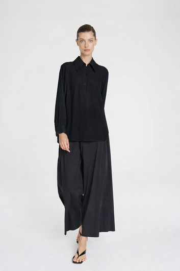 peak zip blouse mache