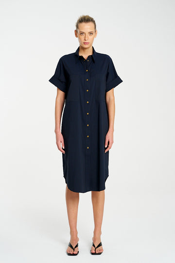 stud shell dress | PRE ORDER