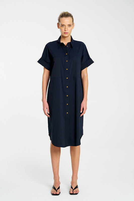 stud shell dress | PRE ORDER