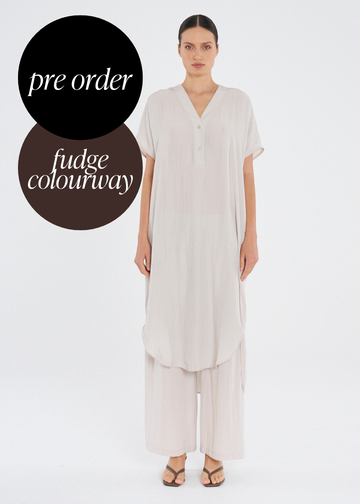 wedge tab dress mache