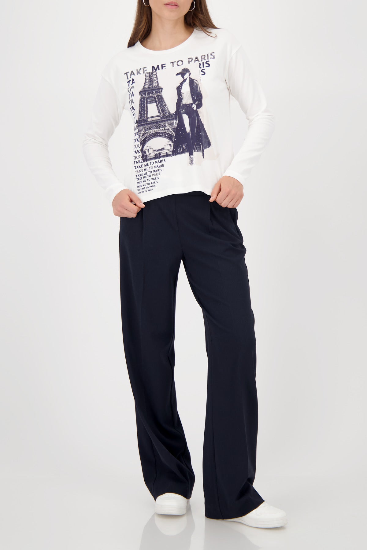 parisian women long sleeved tee 