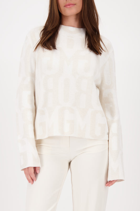 stand up collar jumper 