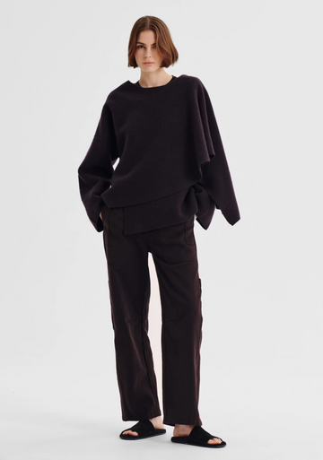 valerie knit wrap jacket