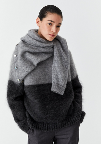 vance knit pullover - ombre