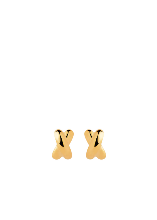 bisous stud earrings