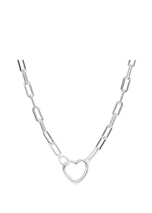 cuore chain link necklace