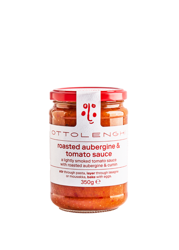 roasted aubergine & tomato sauce 350g