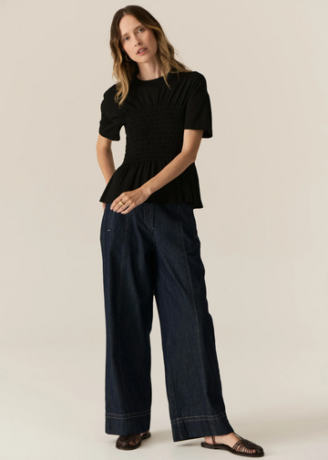 carsen full length pant - dark wash