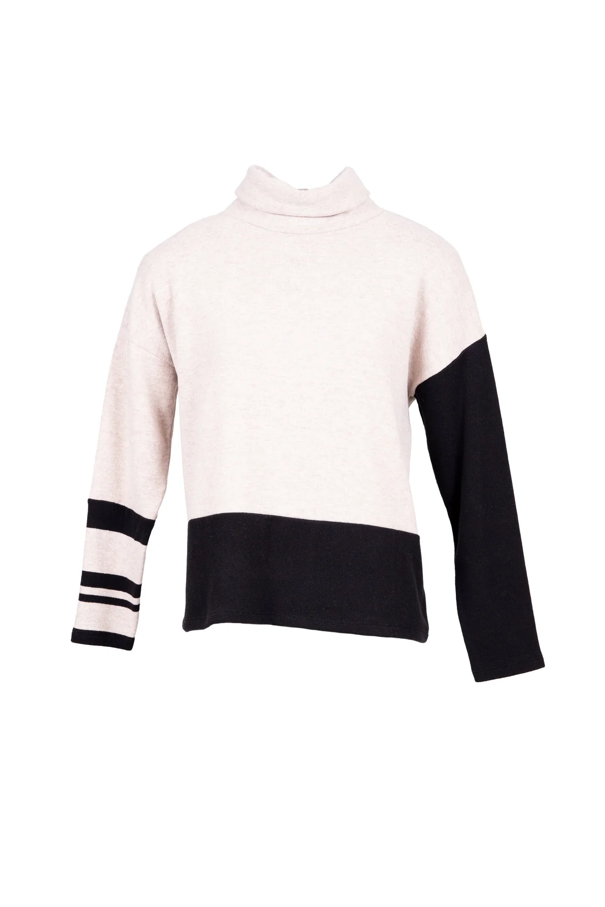 Peruzzi - stripe colour block fleece - Haus of Alma