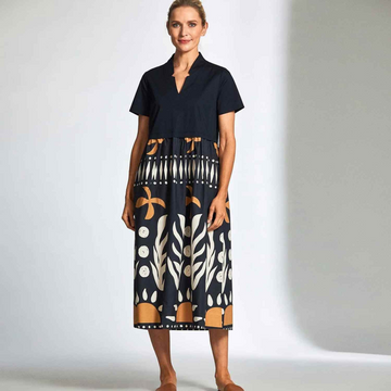 cotton print dress