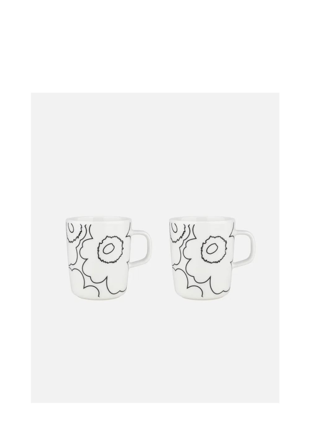 Piirto Unikko Mug - Oiva 2,5 Dl, 2 Pcs