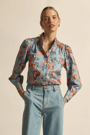 fete top - print