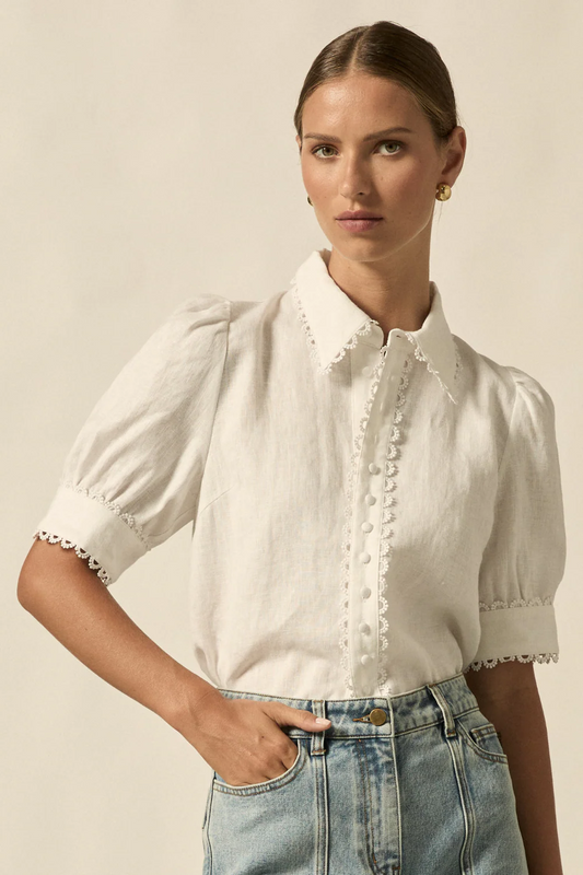 tether top - porcelain