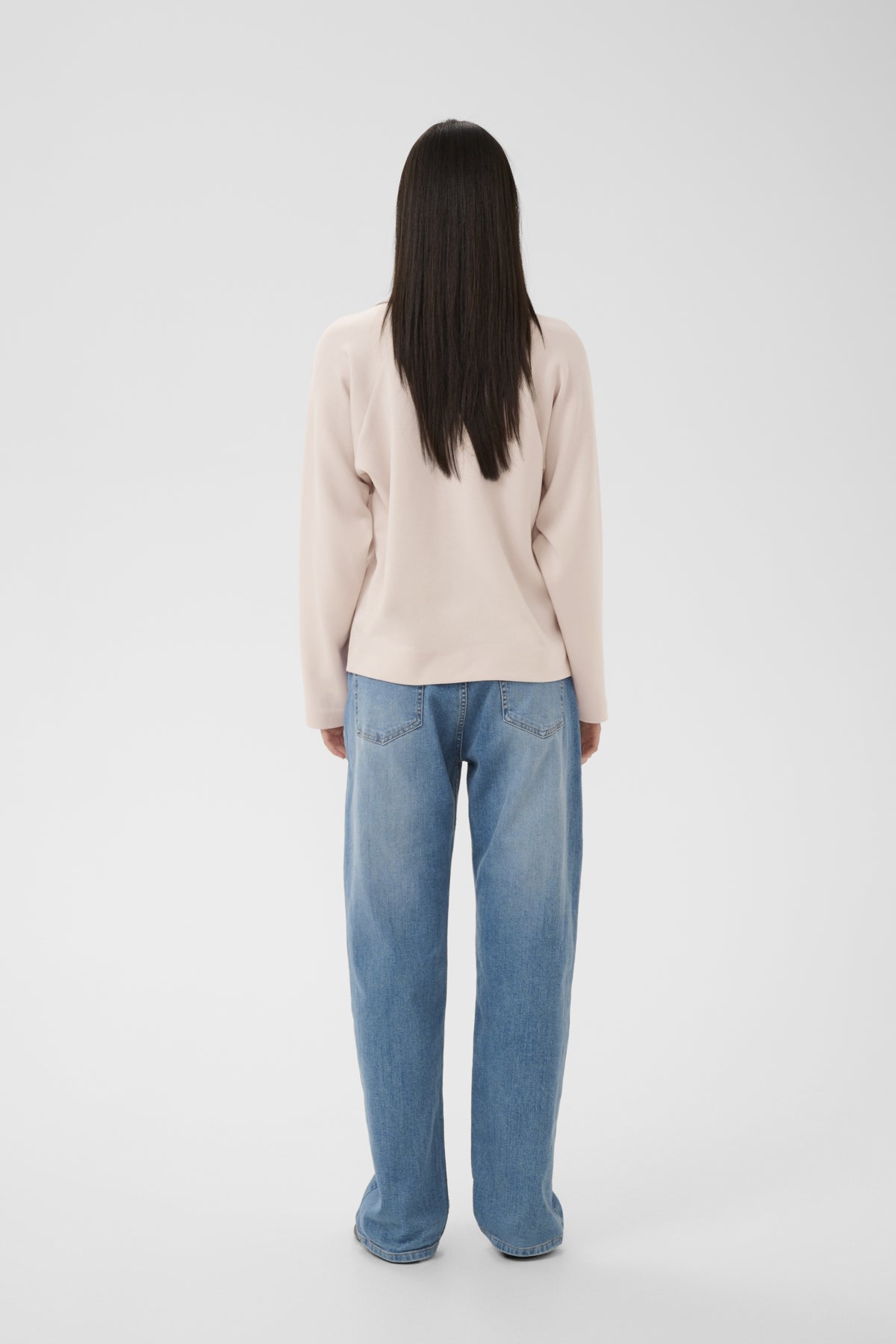 Haus of Alma InWear Simiw Vincentiw Polo Blouse in Haze, view 07