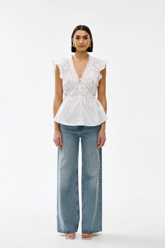 bobbie top ivory