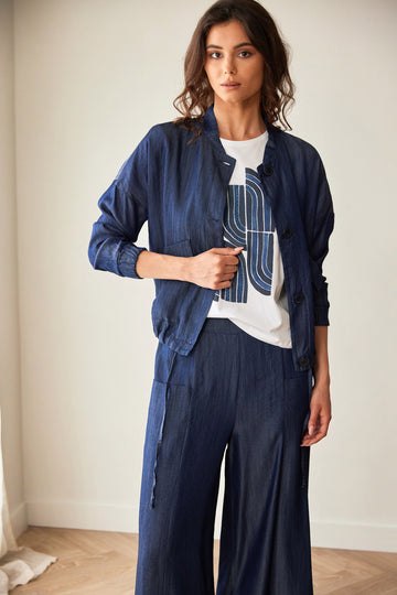 Peruzzi Luxe Jean Jacket in Denim