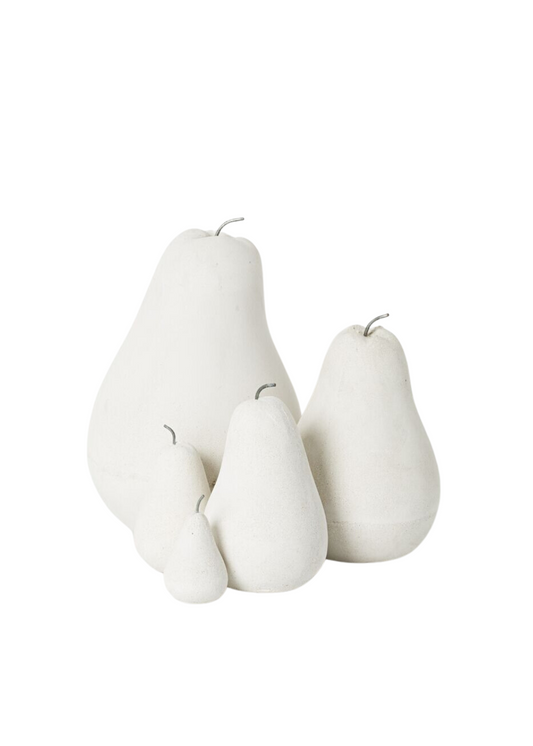 rania concrete pear - white