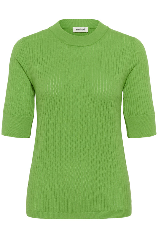 Soaked in Luxury Spina Tee in Vibrant Green