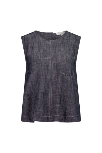 Verge Avery Tank in Ink - product front