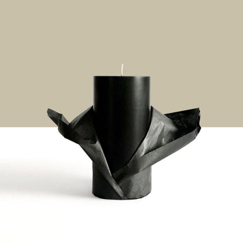 pillar candle - black