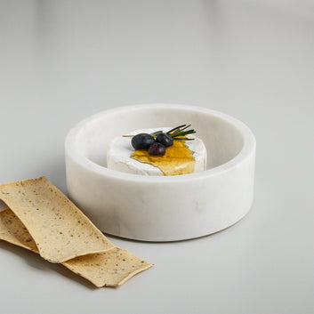 divine serving bowl - white